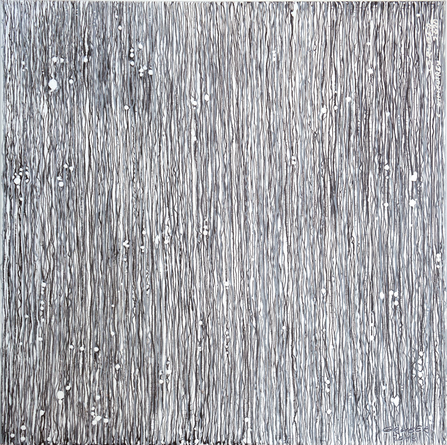 LINIENTREU 6 (BLACK WHITE GEPERLT)